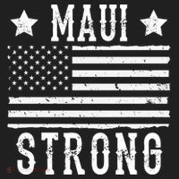 Maui Strong American Flag Women's Sweatshirt thumb 2