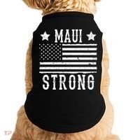 Maui Strong American Flag Doggie Tank thumb 0