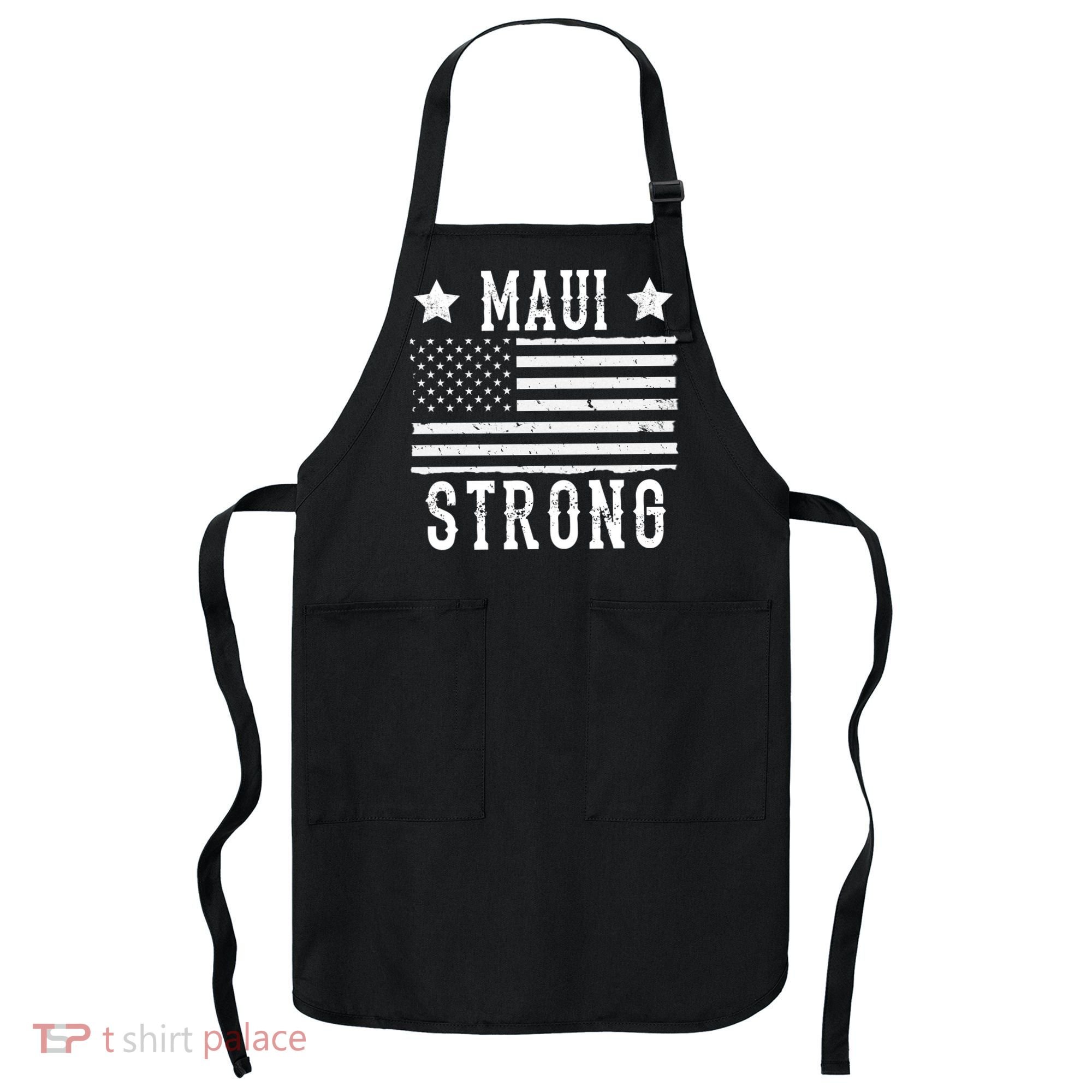 Maui Strong American Flag Apron