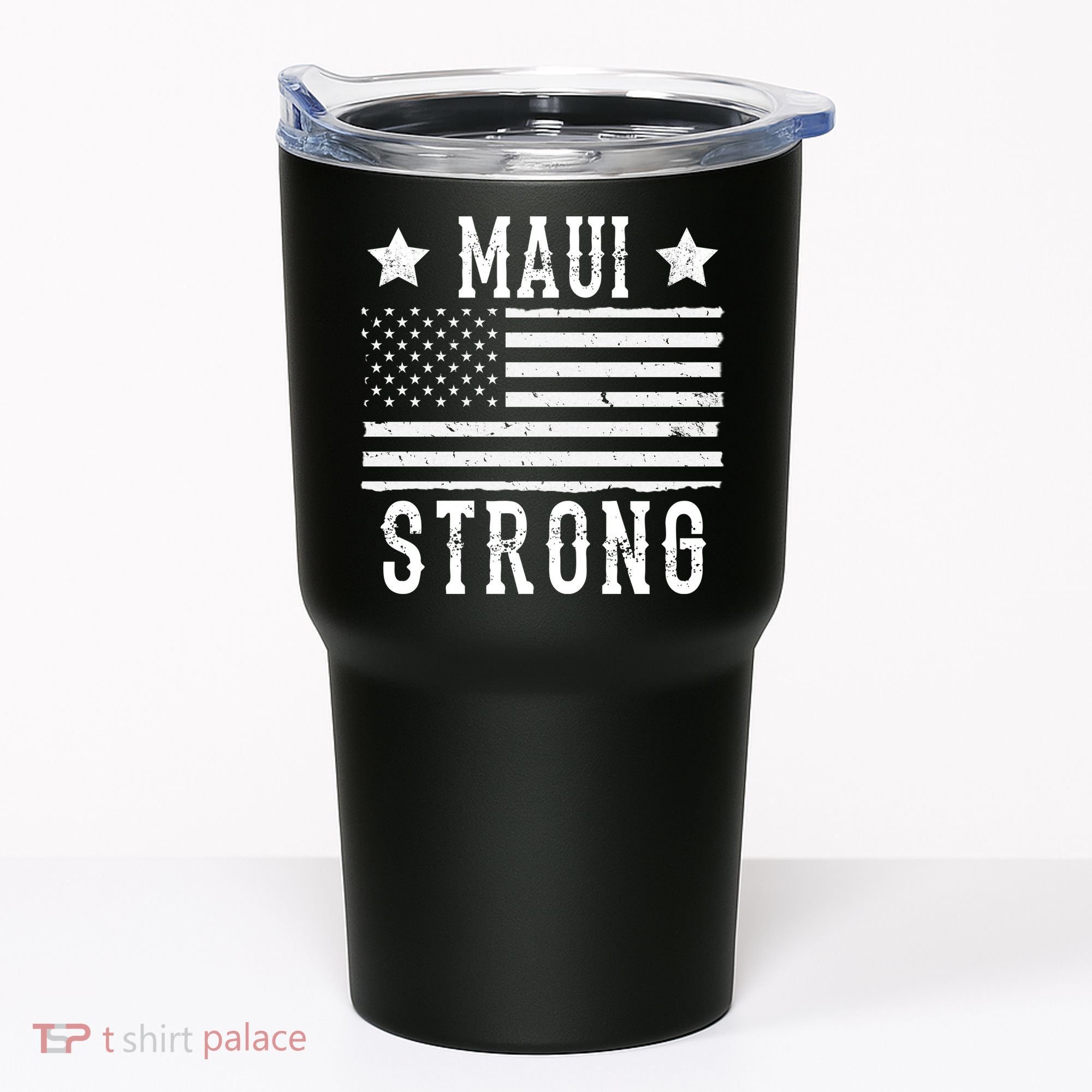 Maui Strong American Flag Tumbler