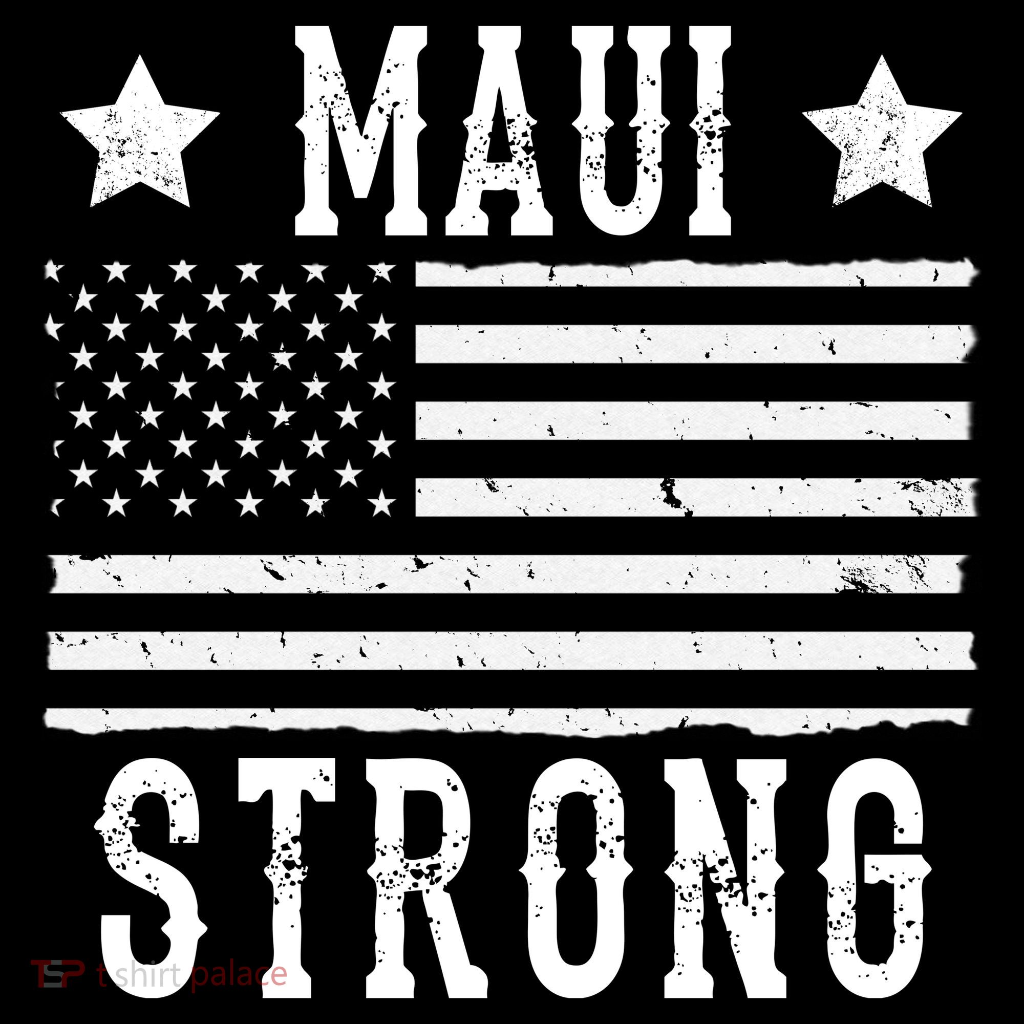 Maui Strong American Flag Mousepad
