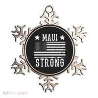 Maui Strong American Flag Ornament thumb 0