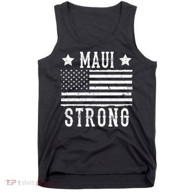 Maui Strong American Flag Tank Top
