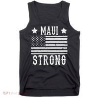 Maui Strong American Flag Tank Top thumb 0