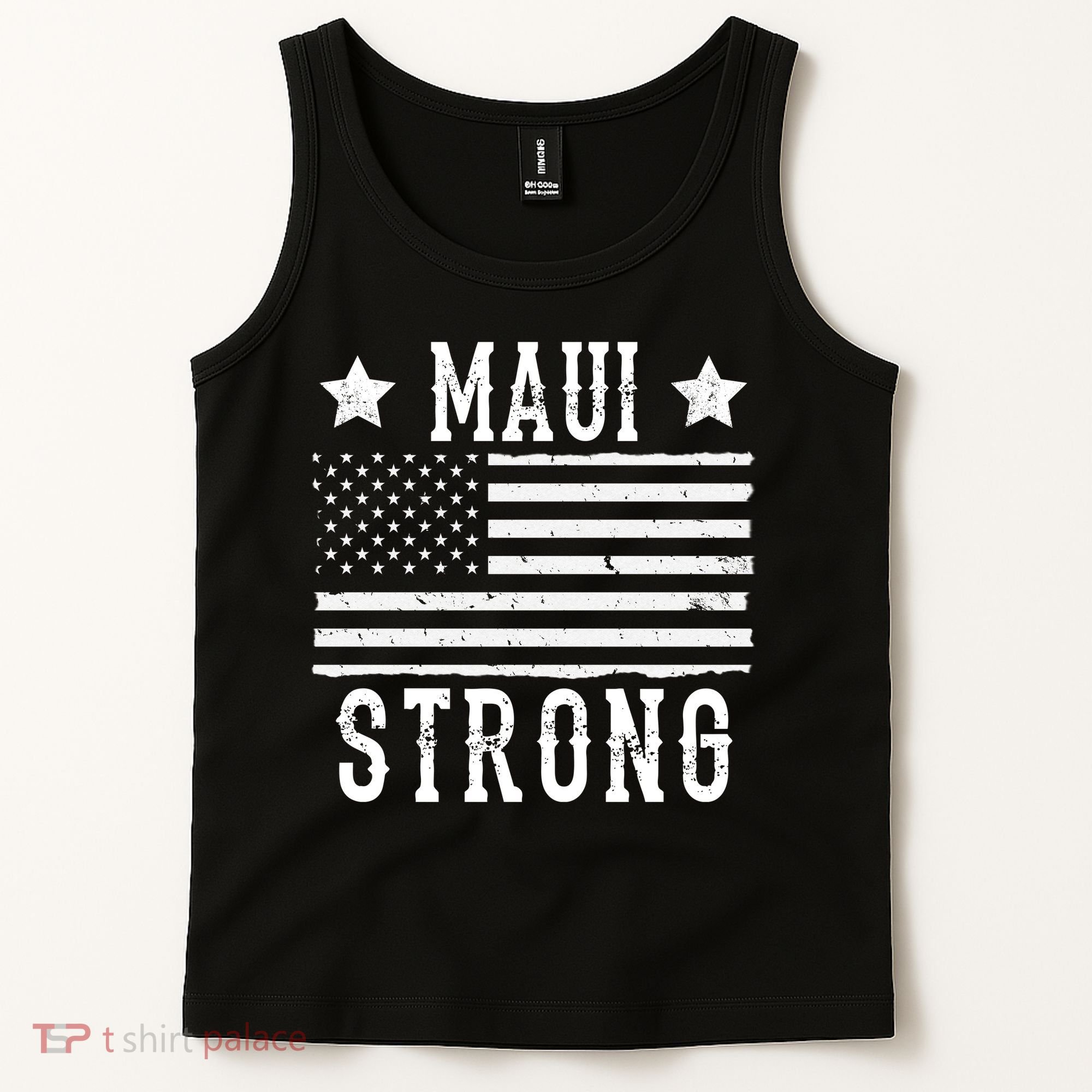 Maui Strong American Flag Tank Top