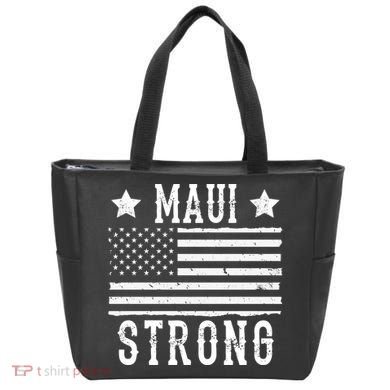 Maui Strong American Flag Tote Bag
