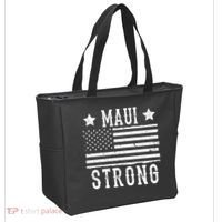 Maui Strong American Flag Tote Bag thumb 2