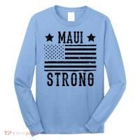 Maui Strong American Flag Long Sleeve Shirt thumb 0