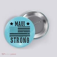 Maui Strong American Flag Button thumb 0
