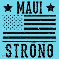 Maui Strong American Flag Kids Long Sleeve Shirt thumb 2