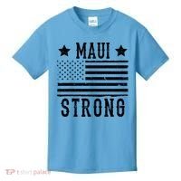 Maui Strong American Flag Kids T-Shirt thumb 0