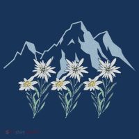 Mountains Switzerland Alps Edelweiss Basket Alpine Flower Pajama Set thumb 2