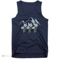 Mountains Switzerland Alps Edelweiss Basket Alpine Flower Tank Top thumb 0