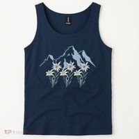 Mountains Switzerland Alps Edelweiss Basket Alpine Flower Tank Top thumb 2