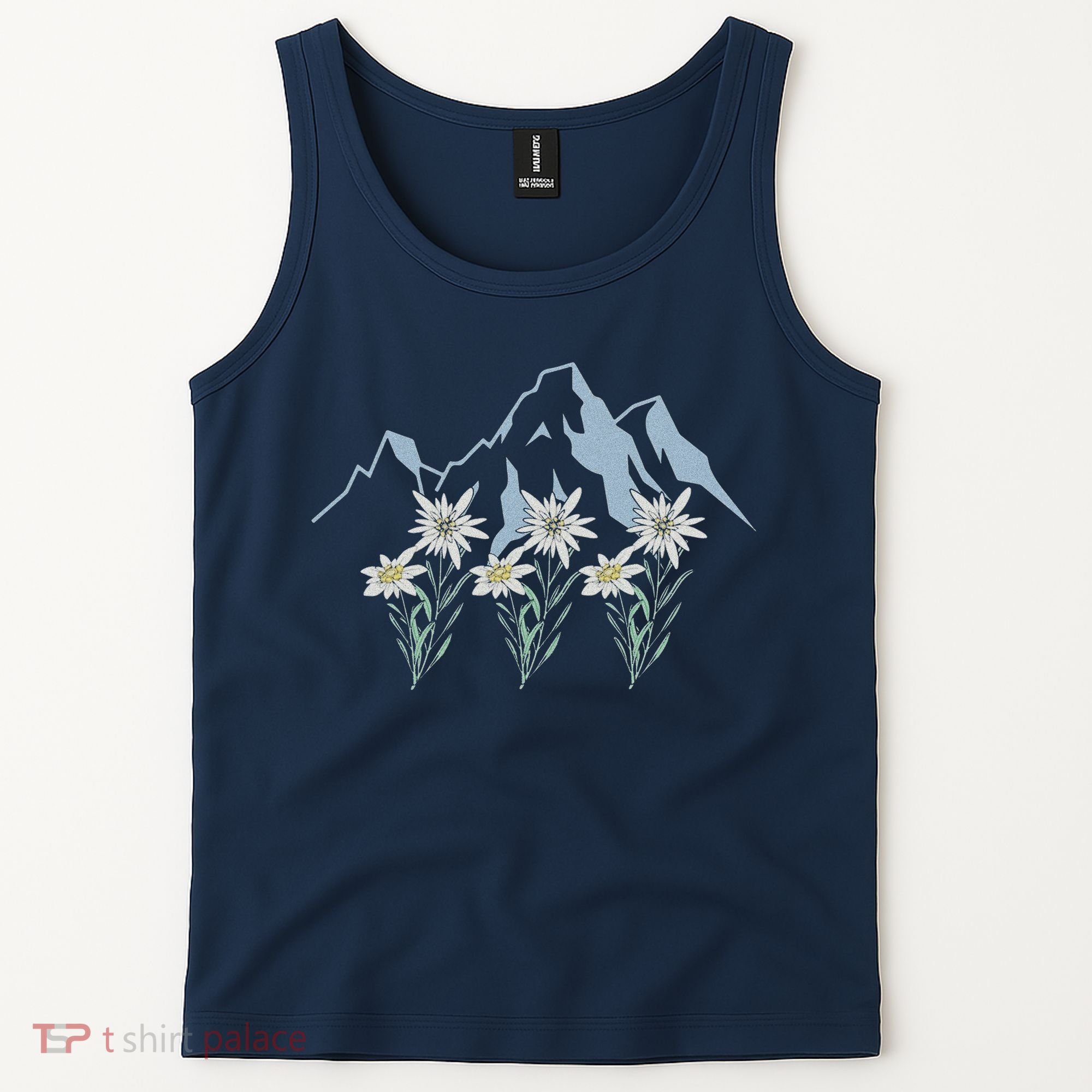 Mountains Switzerland Alps Edelweiss Basket Alpine Flower Tank Top