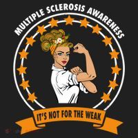 Multiple Sclerosis Awareness Ms Warrior Mom Unbreakable Gift Women's Sweatshirt thumb 2