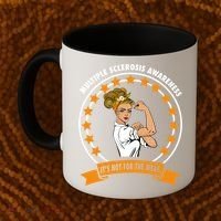 Multiple Sclerosis Awareness Ms Warrior Mom Unbreakable Gift Coffee Mug thumb 2