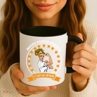 Multiple Sclerosis Awareness Ms Warrior Mom Unbreakable Gift Coffee Mug thumb 3