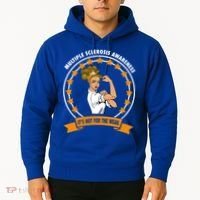 Multiple Sclerosis Awareness Ms Warrior Mom Unbreakable Gift Hoodie thumb 2