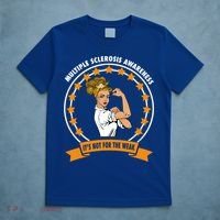 Multiple Sclerosis Awareness Ms Warrior Mom Unbreakable Gift T-Shirt thumb 5