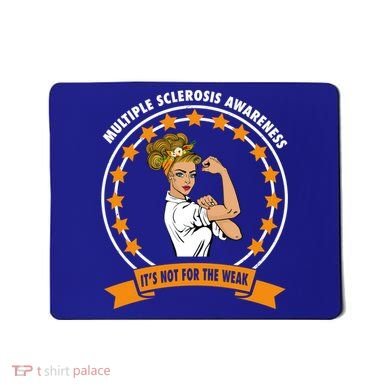 Multiple Sclerosis Awareness Ms Warrior Mom Unbreakable Gift Mousepad