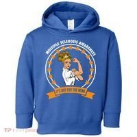 Multiple Sclerosis Awareness Ms Warrior Mom Unbreakable Gift Toddler Hoodie thumb 0