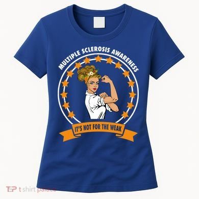 Multiple Sclerosis Awareness Ms Warrior Mom Unbreakable Gift Women's T-Shirt