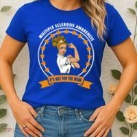 Multiple Sclerosis Awareness Ms Warrior Mom Unbreakable Gift Women's T-Shirt thumb 2