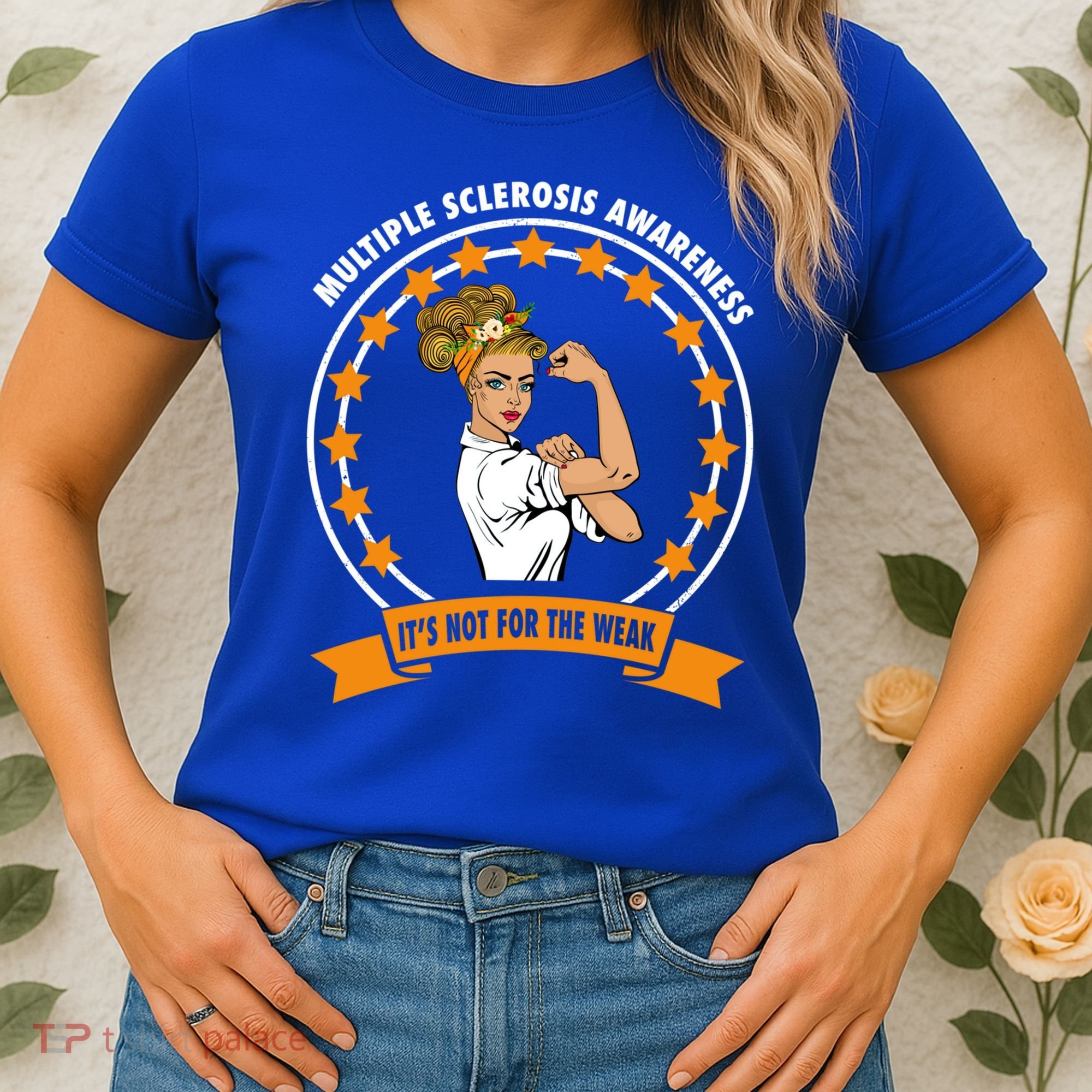 Multiple Sclerosis Awareness Ms Warrior Mom Unbreakable Gift Women's T-Shirt