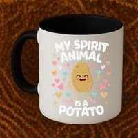My Spirit Animal Is A Potato Coffee Mug thumb 2