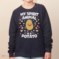My Spirit Animal Is A Potato Women's Sweatshirt thumb 0