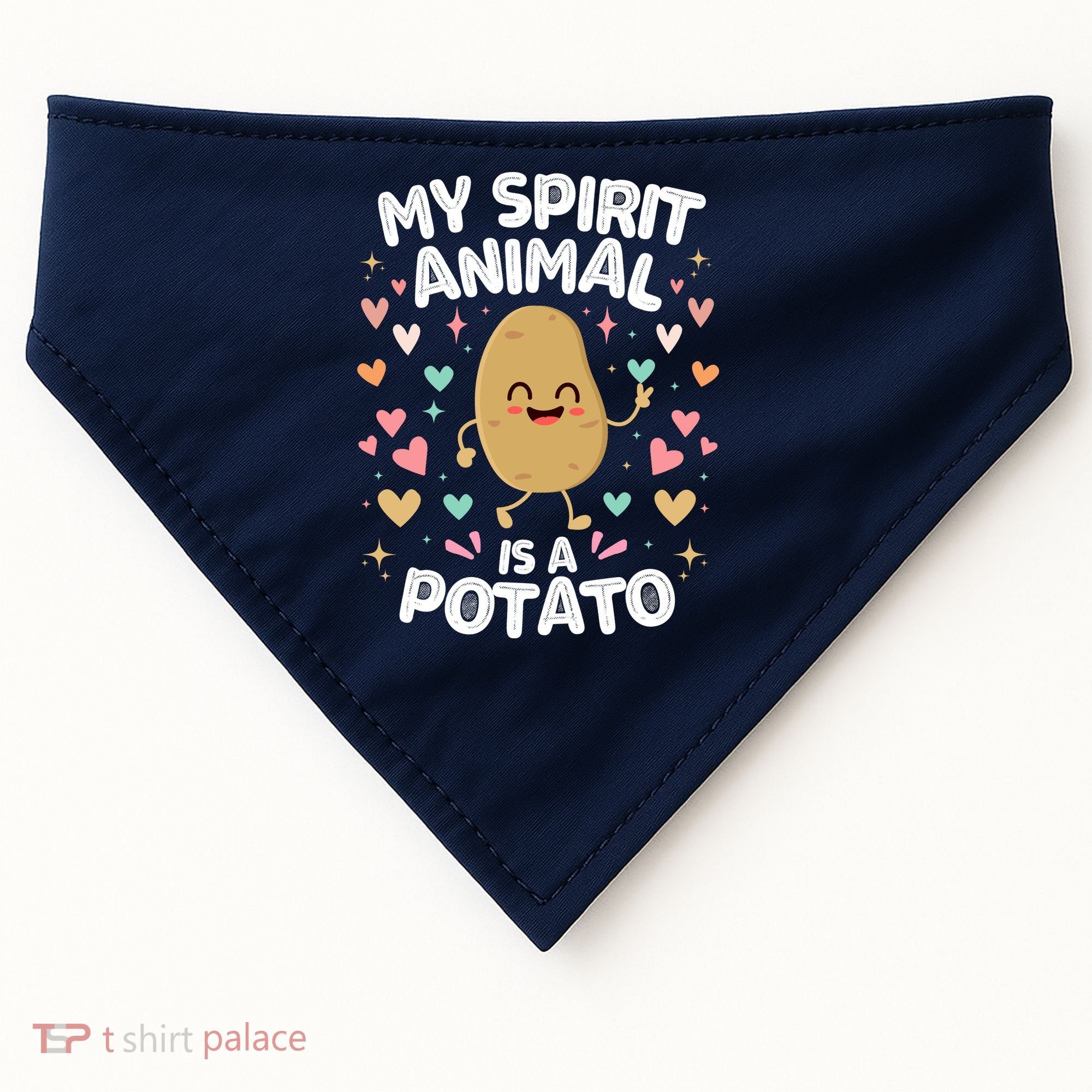 My Spirit Animal Is A Potato USA-Made Doggie Bandana