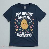 My Spirit Animal Is A Potato T-Shirt thumb 5