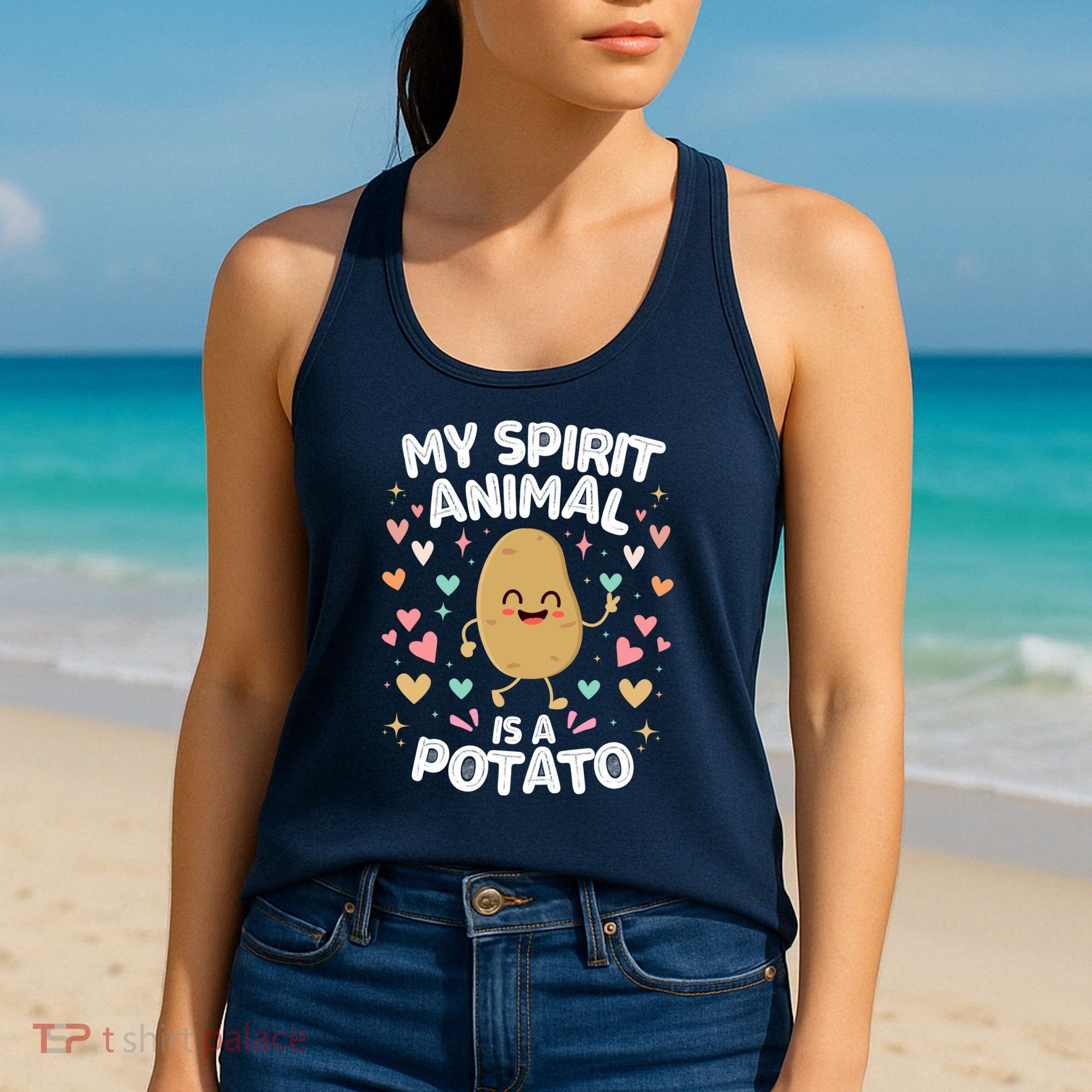 My Spirit Animal Is A Potato Women's Tank Top