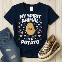 My Spirit Animal Is A Potato Women's T-Shirt thumb 3