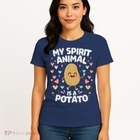 My Spirit Animal Is A Potato Women's T-Shirt thumb 4
