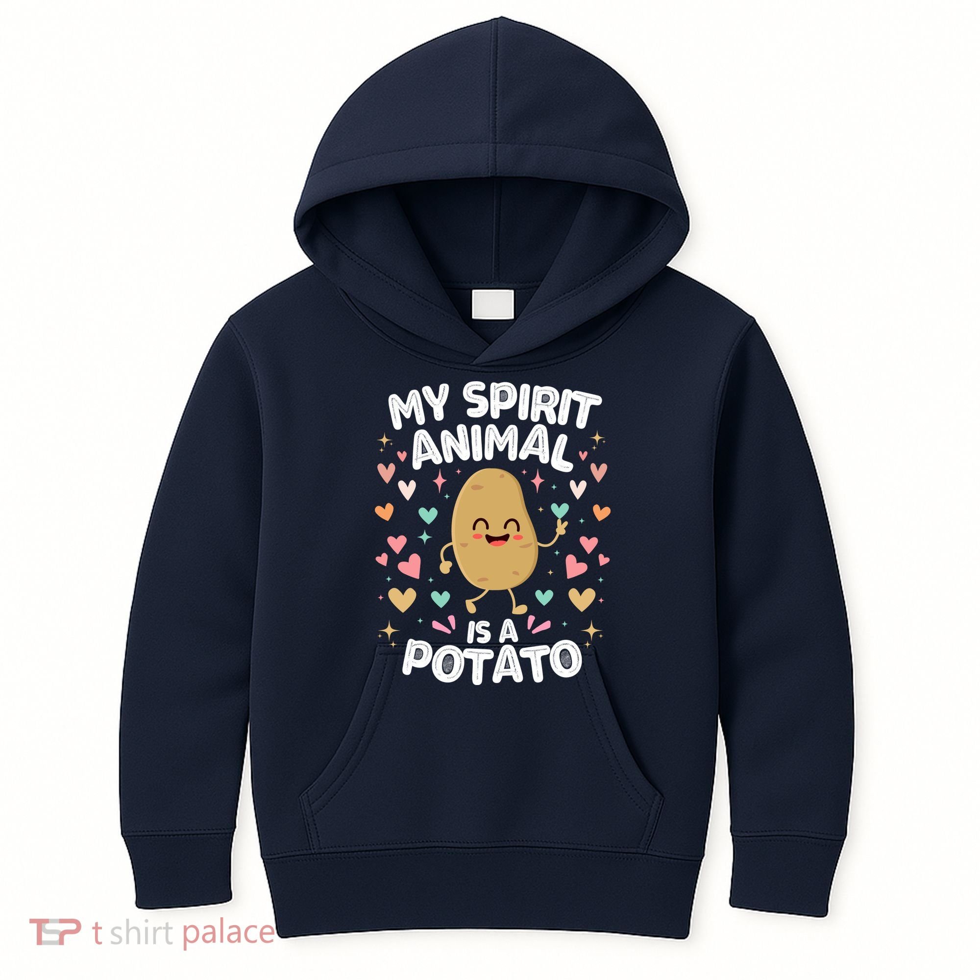 My Spirit Animal Is A Potato Kids Hoodie