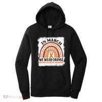 Multiple Sclerosis Awareness Ms Rainbow We Wear Orange Women's Hoodie thumb 0