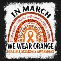 Multiple Sclerosis Awareness Ms Rainbow We Wear Orange Toddler Hoodie thumb 2