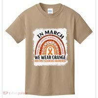 Multiple Sclerosis Awareness Ms Rainbow We Wear Orange Kids T-Shirt thumb 0