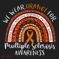 Multiple Sclerosis Awareness We Wear Orange Ms Rainbow Women's Sweatshirt thumb 2