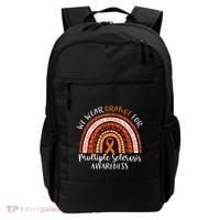 Multiple Sclerosis Awareness We Wear Orange Ms Rainbow Backpack thumb 0