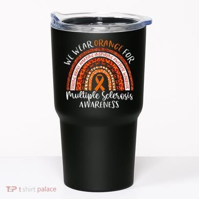 Multiple Sclerosis Awareness We Wear Orange Ms Rainbow Tumbler