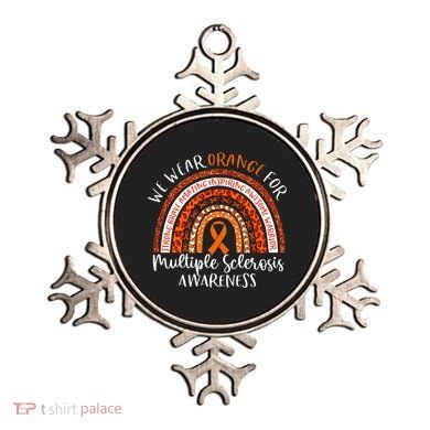 Multiple Sclerosis Awareness We Wear Orange Ms Rainbow Ornament
