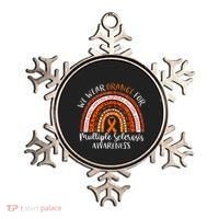 Multiple Sclerosis Awareness We Wear Orange Ms Rainbow Ornament thumb 0
