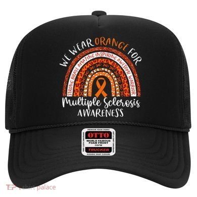 Multiple Sclerosis Awareness We Wear Orange Ms Rainbow Hat
