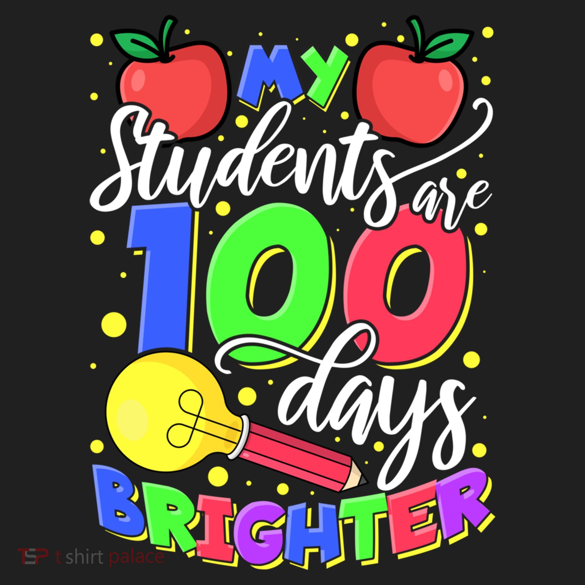 My Students Are 100 Days Brighter First Grade Teacher Gift Beanie