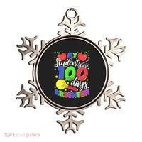 My Students Are 100 Days Brighter First Grade Teacher Gift Ornament thumb 0