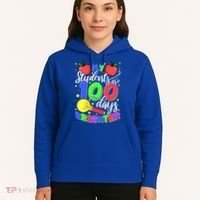 My Students Are 100 Days Brighter First Grade Teacher Gift Hoodie thumb 5