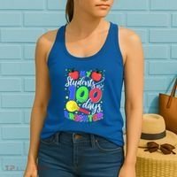 My Students Are 100 Days Brighter First Grade Teacher Gift Women's Tank Top thumb 2